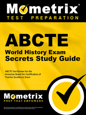 cover image of ABCTE World History Exam Secrets Study Guide